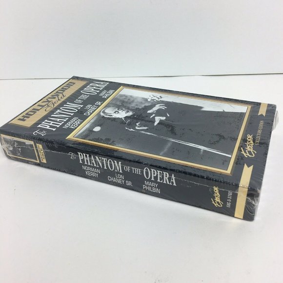 The Phantom Of The Opera VHS Hollywood Gold Eycelsior Collectors Edition Horror - Picture 7 of 12